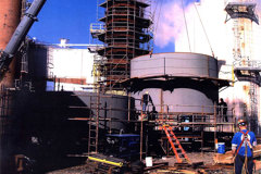 University of Virginia Ash Silo Rings Being Fab'd